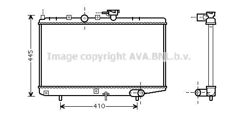 Prasco KA2050 Radiator, engine cooling KA2050