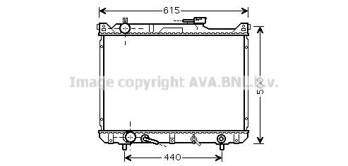 Prasco SZ2073 Radiator, engine cooling SZ2073