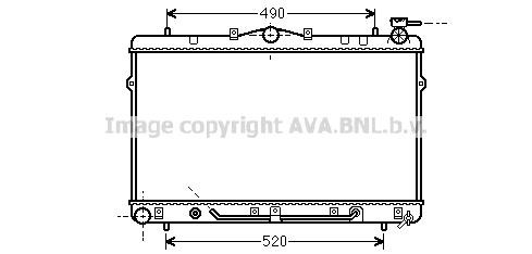 Prasco HYA2044 Radiator, engine cooling HYA2044