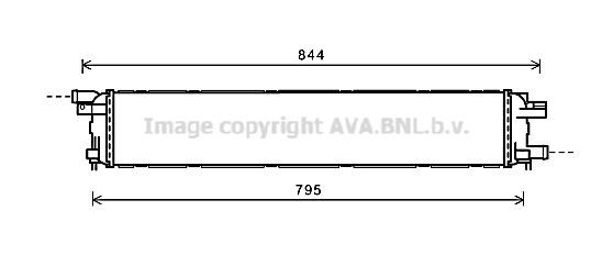 Prasco AI2361 Radiator, engine cooling AI2361