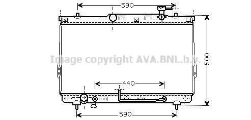 Prasco HYA2132 Radiator, engine cooling HYA2132