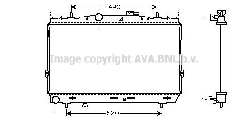 Prasco HY2185 Radiator, engine cooling HY2185