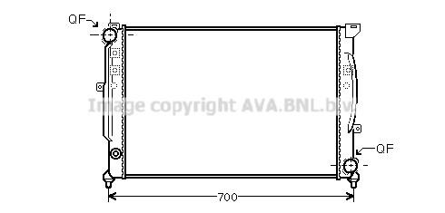 Prasco AIA2124 Radiator, engine cooling AIA2124