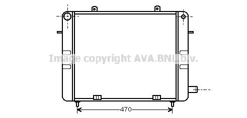 Prasco OL2099 Radiator, engine cooling OL2099