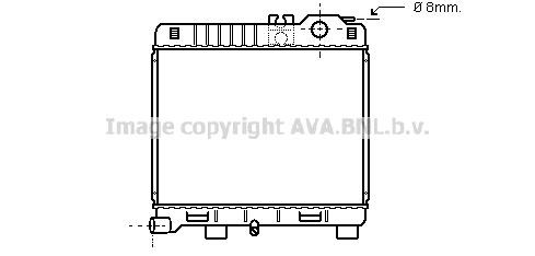 Prasco BW2033 Radiator, engine cooling BW2033