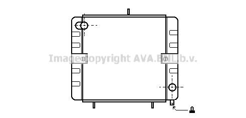 Prasco VN2031 Radiator, engine cooling VN2031