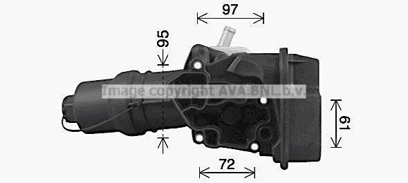 Prasco VN3329H Oil cooler VN3329H