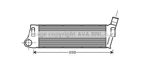 Prasco RTA4316 Intercooler, charger RTA4316