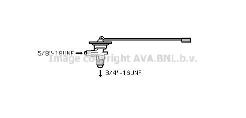 Prasco DN1234 Air conditioner expansion valve DN1234