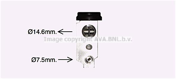Prasco HY1473 Air conditioner expansion valve HY1473