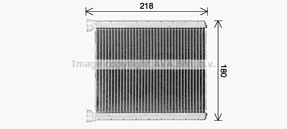 Prasco MS6763 Heat exchanger, interior heating MS6763