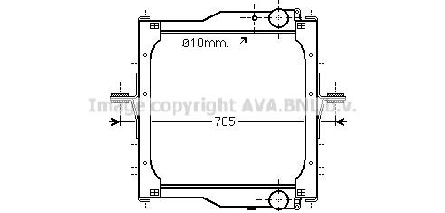 Prasco RE2094 Radiator, engine cooling RE2094