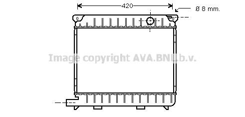 Prasco BW2013 Radiator, engine cooling BW2013