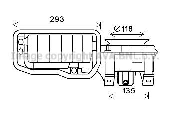 Prasco RT8596 Cabin ventilation motor RT8596