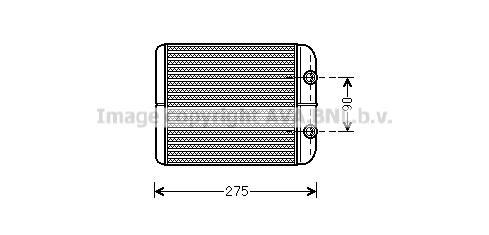 Prasco VNA6301 Heat exchanger, interior heating VNA6301