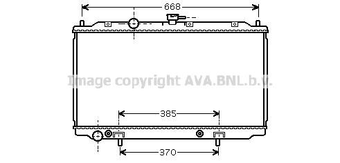 Prasco DN2223 Radiator, engine cooling DN2223