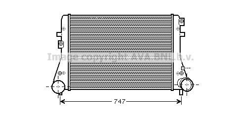 Prasco VNA4306 Intercooler, charger VNA4306