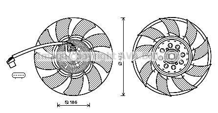 Prasco AUF212 Viscous coupling assembly AUF212