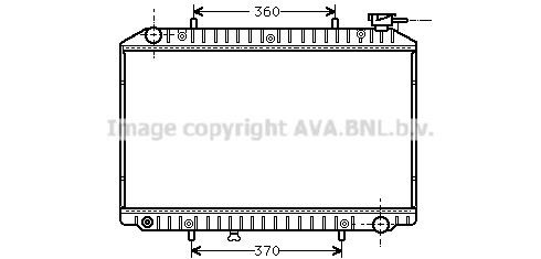 Prasco DNA2151 Radiator, engine cooling DNA2151