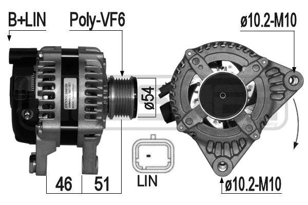 Messmer 210973 Alternator 210973