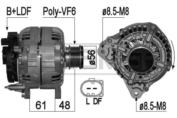 Messmer 210944 Alternator 210944