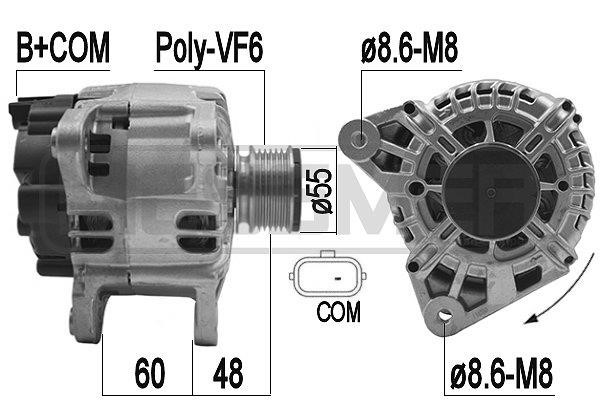 Messmer 209265 Alternator 209265