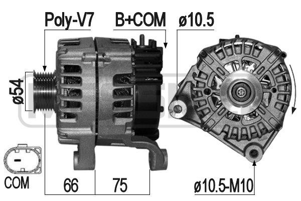 Messmer 209169 Alternator 209169