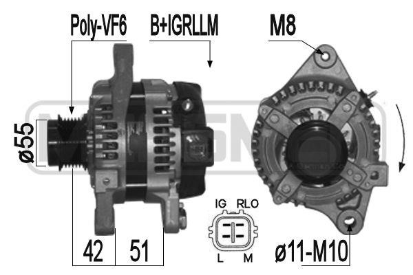 Messmer 209360 Alternator 209360