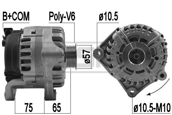 Messmer 209237 Alternator 209237