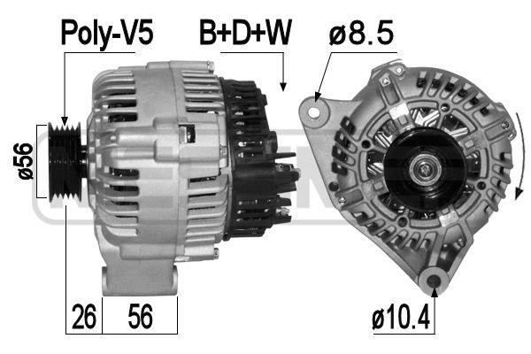 Messmer 209159 Alternator 209159