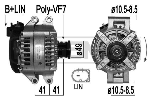 Messmer 209452 Alternator 209452