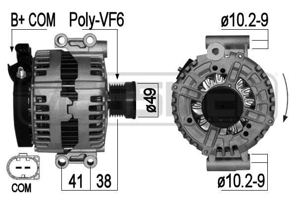 Messmer 209038 Alternator 209038