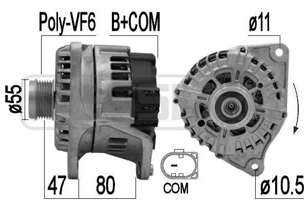 Messmer 209462 Alternator 209462