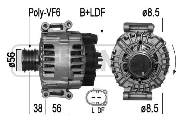 Messmer 209285 Alternator 209285