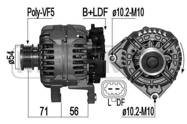 Messmer 209242 Alternator 209242