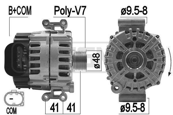 Messmer 209208 Alternator 209208