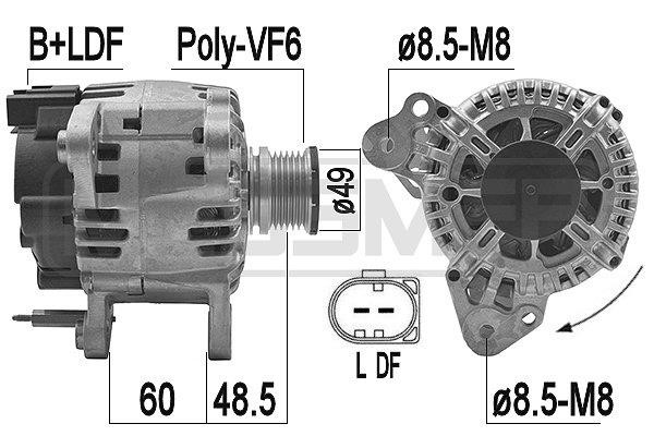 Messmer 209217 Alternator 209217