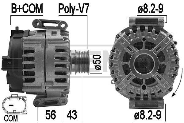 Messmer 209181 Alternator 209181