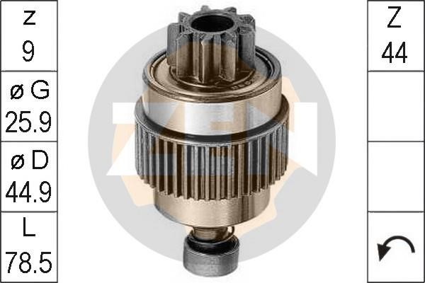 Messmer ZN0892 Freewheel gear, starter ZN0892