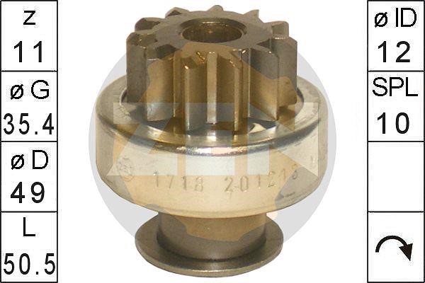 Messmer ZN1718 Freewheel gear, starter ZN1718