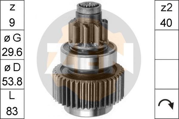 Messmer ZN0818 Freewheel gear, starter ZN0818