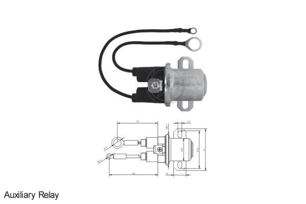 Messmer ZM7408 Solenoid switch, starter ZM7408