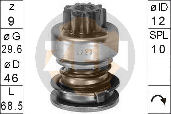 Messmer ZN0223 Freewheel gear, starter ZN0223