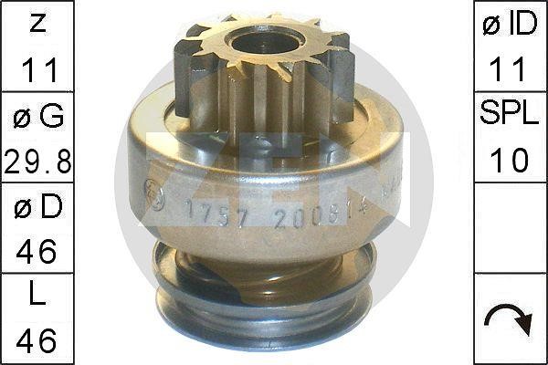Messmer ZN1757 Freewheel gear, starter ZN1757