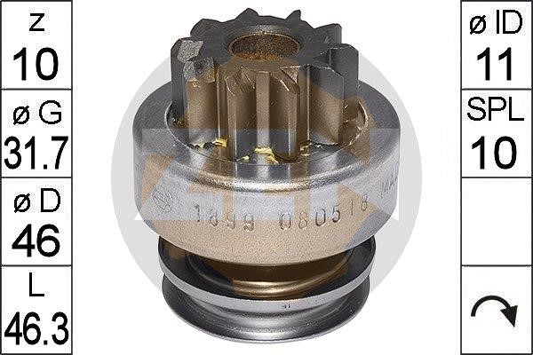 Messmer ZN1899 Freewheel gear, starter ZN1899