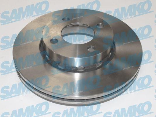 Samko A1221V Front brake disc ventilated A1221V