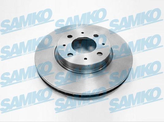 Samko V1281V Front brake disc ventilated V1281V