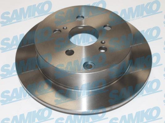Samko T2015P Rear brake disc, non-ventilated T2015P