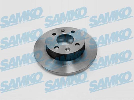 Samko R1053P Unventilated front brake disc R1053P