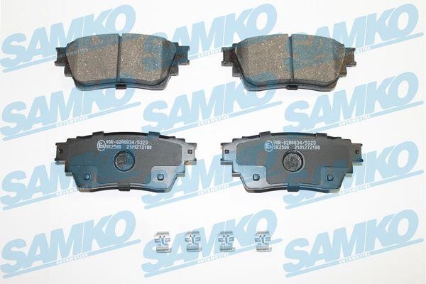 Samko 5SP2180 Brake Pad Set, disc brake 5SP2180